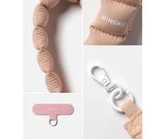 Ringke Rinkge Holder & Puffer Hand Strap Floral rožinės spalvos