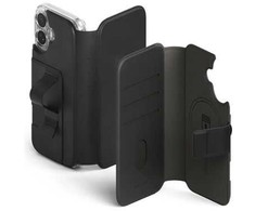 Ringke iPhone 17 Case Folio Grip Wallet Magnetic Juodas