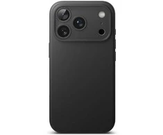 „Ringke“ silikoninis, magnetinis iPhone 17 Pro dėklas, juodas