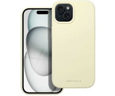 ROAR dėklas CLOUD SKIN, skirtas IPHONE 15 Light Geltona