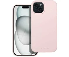 ROAR dėklas CLOUD SKIN, skirtas IPHONE 15 Light Rožinė