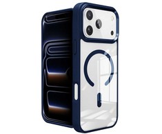 Dėklas ROAR case MAG BUMPER compatible with MagSafe for IPHONE 17 Pro navy mėlynas