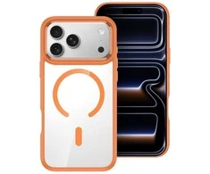 Nešiojamas kompiuteris ROAR dėklas MAG BUMPER suderinamas su MagSafe, skirtas IPHONE 16 Pro Max oranžinis