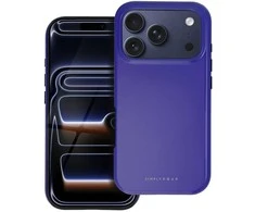 ROAR dėklas RAINBOW BUMPER suderinamas su MagSafe, skirtas IPHONE 15 Pro Max violetinė