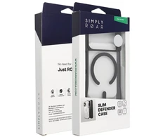 Dėklas ROAR case SLIM DEFENDER compatible with MagSafe for IPHONE 18 Pro Max / 17 Pro Max juodas