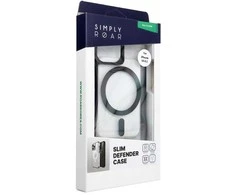 ROAR dėklas SLIM DEFENDER, suderinamas su „MagSafe“, skirtas IPHONE 16, juodas