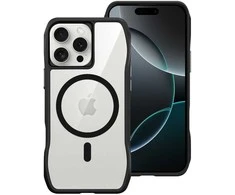 ROAR case SLIM DEFENDER compatible with MagSafe for IPHONE 15 juodas