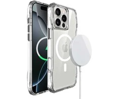 ROAR dėklas SLIM DEFENDER, suderinamas su „MagSafe“, skirtas IPHONE 16 Pro, skaidrus