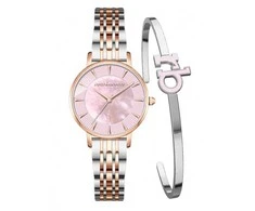 Rocco Barocco Laikrodis moterims ROCCOBAROCCO dėžutėSET RB.4659L-02M(zo506b)
