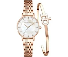 Rocco Barocco Laikrodis moterims ROCCOBAROCCO dėžutėSET RB.4659L-03M(zo506c)