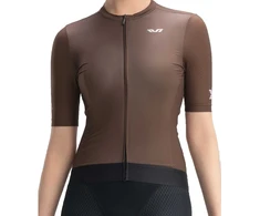 Rockbros 15110007004 TVI Women's Cycling Jersey Short Sleeve M - Brown