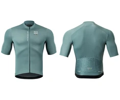 Rockbros 15120014017 ROAD TO SKY men's cycling jersey, short sleeve, M - pilka-mėlynas