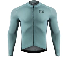 Rockbros 15120015017 ROAD TO SKY men's cycling jersey long sleeve M - pilka-mėlynas