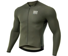 Rockbros 15220003002 ROAD TO SKY men's long sleeve cycling jersey S - žalias