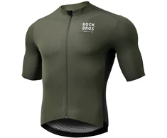 Rockbros 15220004002 ROAD TO SKY men's cycling jersey short sleeve S - žalias