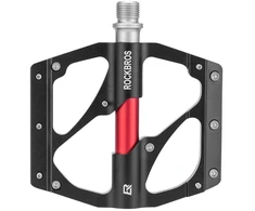 Rockbros 2020-12BBK Platform Aluminum Bicycle Pedals - Juodas