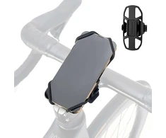 Rockbros 250015001 silicone clamp phone holder - juodas