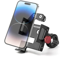 Rockbros 25210038101 clamp phone holder - juodas
