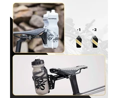 Rockbros 31210003001 Gertuvės laikiklio adapteris aliuminio balnui - Juodas