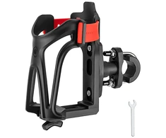 Rockbros 31210029 Motorcycle Bottle Holder - Juodas and Raudona