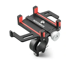Rockbros 699 Handlebar Clamp Phone Holder - Raudona