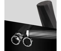 Rockbros 71230002004 rubber bike grips - juodas