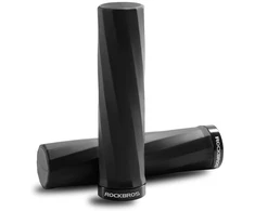 Rockbros 71230002004 rubber bike grips - juodas