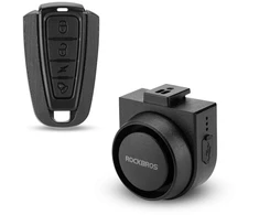 Rockbros A2 Bicycle Bell with 115 dB Alarm and USB-C Remote Control - Juodas