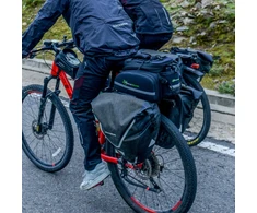 Rockbros AS-001-3BG Atsparus vandeniui 20L Bike Pannier Rack Bag - Juodas