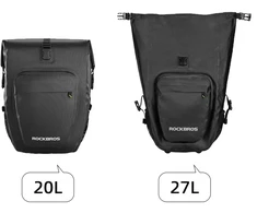Rockbros AS-001 Atsparus vandeniui Trunk Bag 27L - Juodas