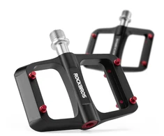 Rockbros BP2603 platforminiai dviračių pedalai su titano ašimi ir magnio lydinio guoliais - Juodas