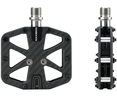 Rockbros C525 anglies pluošto platforminiai dviračių pedalai - Juodas