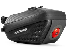 Rockbros C59 Hard Shell Saddle Bag with 250mAh Light - Juodas