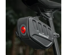 Rockbros C61 Bike Saddle Bag with Smart Rear Light 0.45L - Juodas