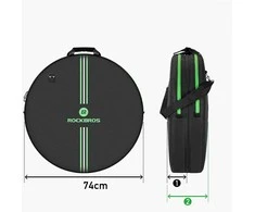 Rockbros D40 transport cover for ø74cm wheel - juodas