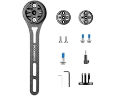 Rockbros FK-307W Carbon Fiber Bike Computer Mount - Juodas