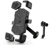 Rockbros HW-117 Handlebar Clamp Phone Holder - Juodas and Gray