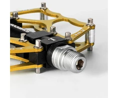 Rockbros JT201012LG 2010-12L Aluminum Platform Bicycle Pedals - Gold