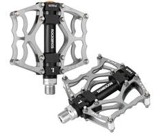 Rockbros JT201012LS 2010-12L Aluminum Platform Bicycle Pedals - Sidabrinis