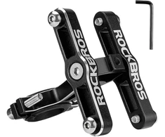Rockbros KS-415 Aluminum Adjustable Bottle Cage Adapteris - Juodas