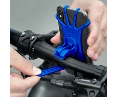 Rockbros LF436 Handlebar Clamp Phone Holder - Mėlyna