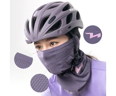 Rockbros LFA23 TVI Women's Knitted Bicycle Neck Warmer - Violetinė