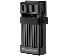 Rockbros LKXR2010 Folding Bike Lock with Key - Juodas
