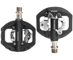 Rockbros M108 Nylon Half-Lock Double-Sided Bicycle Pedals - Juodas