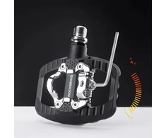 Rockbros PD303 pusiau užrakinami platforminiai dviračių pedalai - Juodas