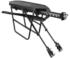 Rockbros RBHJ-1 Juodas Diamond Bike Rack with Mudguard and Quick Mount for 26-29" Mountain Bikes - Juodas