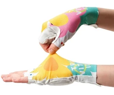 Rockbros S389 Women's Short Shock Absorbing Cycling Gloves L - Multicolor
