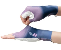 Rockbros S389 Women's Short Shock Absorbing Cycling Gloves L - Violetinė