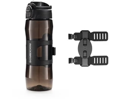 Rockbros S550H-1 700 ml Thermal Bottle with Magnetic Holder and Mounting Strap - Juodas