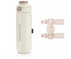Rockbros S550H-1 700 ml Thermal Bottle with Magnetic Holder and Mounting Strap - rusvai gelsvas